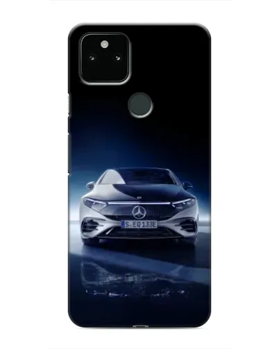 Чохол для Google Pixel 5 з картинкою «Нічний Mercedes EQ»