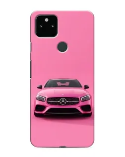Чохол для Google Pixel 5 з картинкою «Рожевий Mercedes AMG»