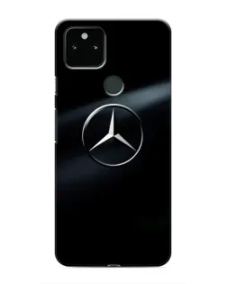 Чохол для Google Pixel 5 з картинкою «Mercedes на металі»