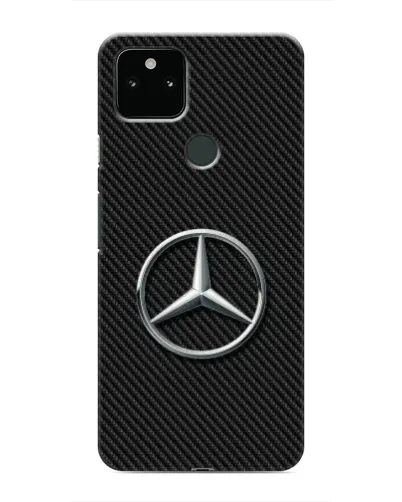 Чохол для Google Pixel 5 з картинкою «Карбоновий Mercedes стиль»
