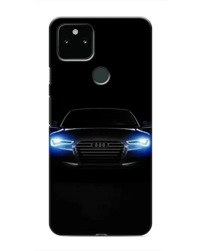 Чохол для Google Pixel 5 з картинкою «Audi в неоні»