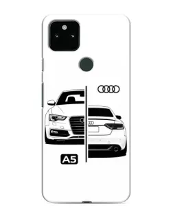 Чохол для Google Pixel 5 з картинкою «Audi — контрастний дизайн»