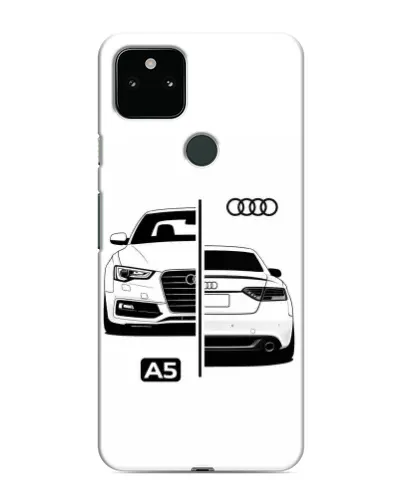 Чохол для Google Pixel 5 з картинкою «Audi — контрастний дизайн»