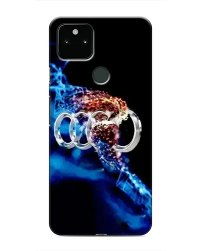 Чохол для Google Pixel 5 з картинкою «Енергія лого Audi»