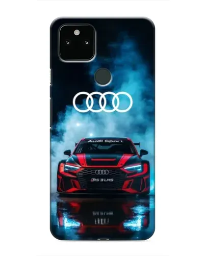 Чохол для Google Pixel 5 з картинкою «Audi Sport — неон»