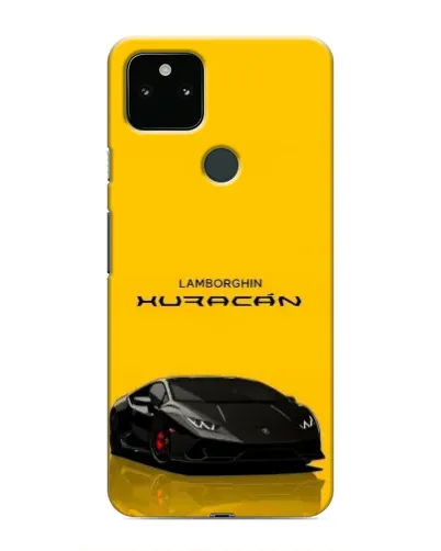 Чохол для Google Pixel 5 з картинкою «Lamborghini Huracan чорний»