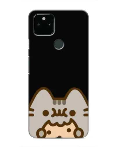 Чохол для Google Pixel 5 з картинкою «Пушин на чорному»