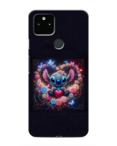 Чохол для Google Pixel 5 з картинкою «Stitch у квітах»