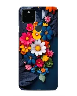 Чохол для Google Pixel 5 з картинкою «Квіткова феєрія»