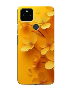 Чохол для Google Pixel 5 з картинкою «Золоті пелюстки»