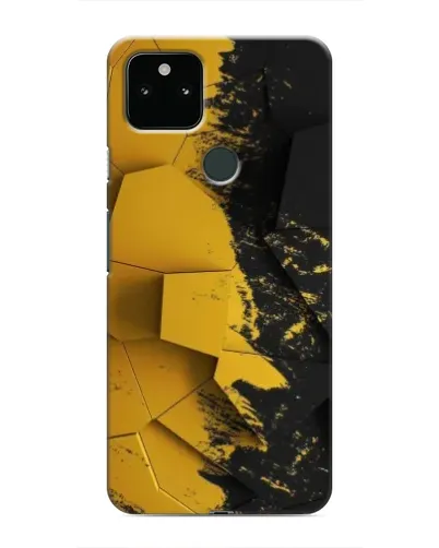 Чохол для Google Pixel 5 з картинкою «Золоті уламки геометрії»