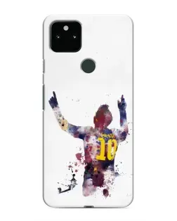 Чохол для Google Pixel 5 з картинкою «Messi Barca»