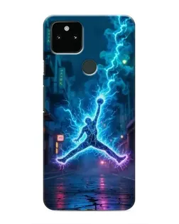 Чохол для Google Pixel 5a 5G з картинкою «Jordan Gold Jumpman»