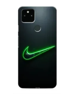 Чохол для Google Pixel 5a 5G з картинкою «Неоновий контур Nike»