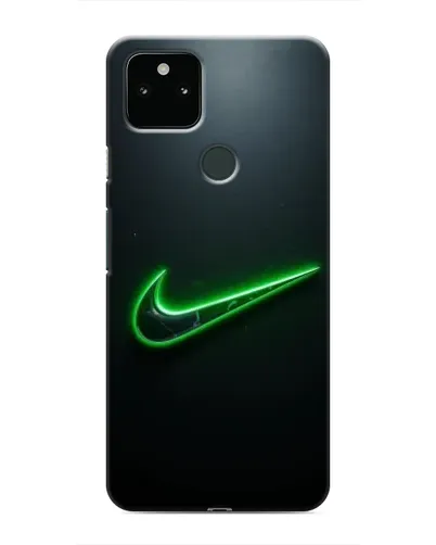 Чохол для Google Pixel 5a 5G з картинкою «Неоновий контур Nike»