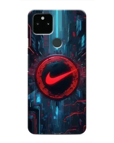 Чохол для Google Pixel 5a 5G з картинкою «Техногенний стиль Nike»