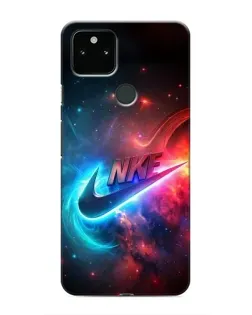 Чохол для Google Pixel 5a 5G з картинкою «Вогняний логотип Nike»