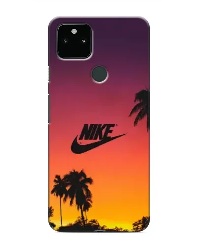 Чохол для Google Pixel 5a 5G з картинкою «Nike на заході сонця»