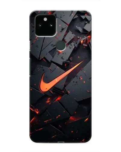 Чохол для Google Pixel 5a 5G з картинкою «Nike — ефект розломів»