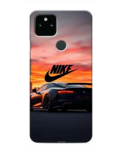 Чохол для Google Pixel 5a 5G з картинкою «Nike та суперкар»