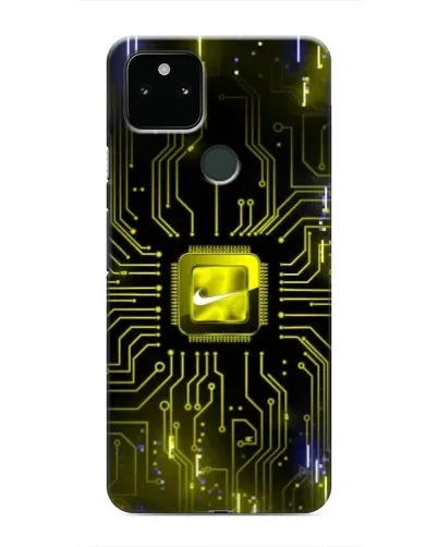 Чохол для Google Pixel 5a 5G з картинкою «Nike — золота іскра»
