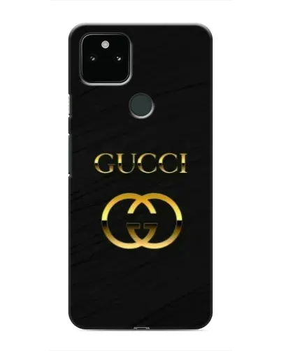 Чохол для Google Pixel 5a 5G з картинкою «Золотий логотип Gucci»