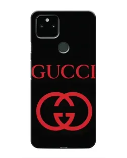 Чохол для Google Pixel 5a 5G з картинкою «Gucci — червоний логотип»