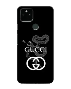 Чохол для Google Pixel 5a 5G з картинкою «Gucci — срібна змія»
