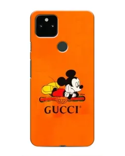 Чохол для Google Pixel 5a 5G з картинкою «Міккі Маус Gucci — помаранч»
