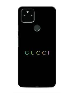 Чехол для Google Pixel 5a 5G с картинкой «Gucci — неоновый минимализм»