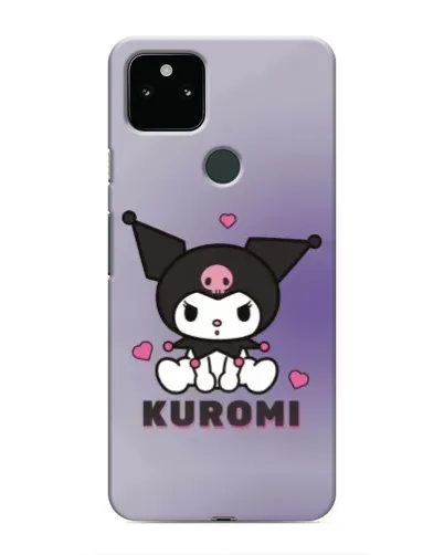 Чохол для Google Pixel 5a 5G з картинкою «Kuromi — фіолетовий арт»