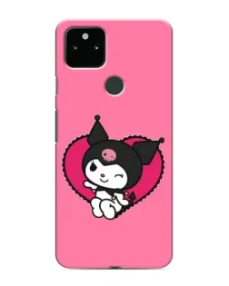 Чохол для Google Pixel 5a 5G з картинкою «Kuromi — любов у серці»