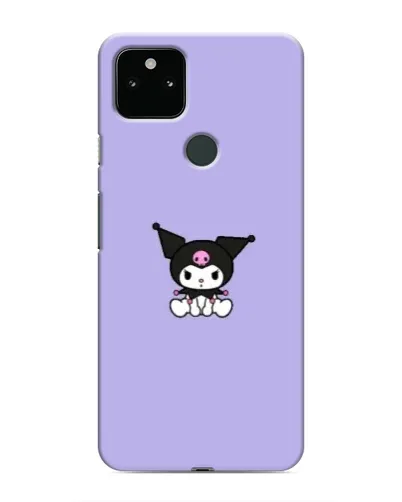 Чохол для Google Pixel 5a 5G з картинкою «Kuromi — фіолетовий мінімалізм»