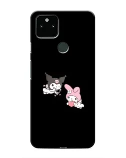 Чохол для Google Pixel 5a 5G з картинкою «My Melody та Kuromi»