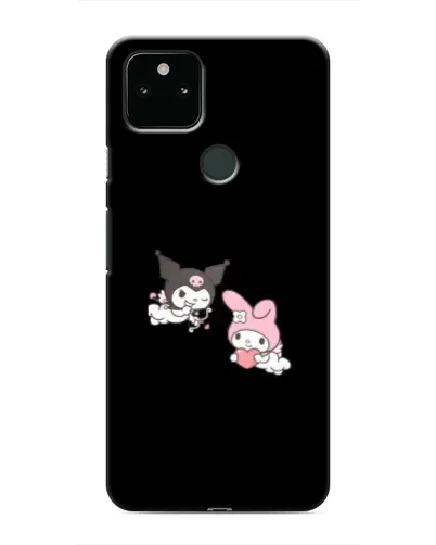 Чохол для Google Pixel 5a 5G з картинкою «My Melody та Kuromi»