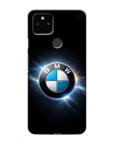 Чохол для Google Pixel 5a 5G з картинкою «BMW — неонове сяйво»