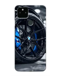 Чохол для Google Pixel 5a 5G з картинкою «Колесо BMW зблизька»