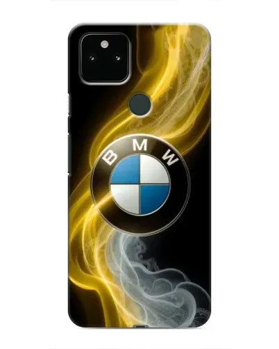 Чохол для Google Pixel 5a 5G з картинкою «Золотистий дим BMW»