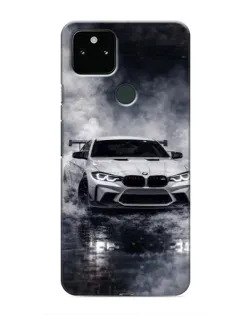 Чохол для Google Pixel 5a 5G з картинкою «BMW крізь туман»