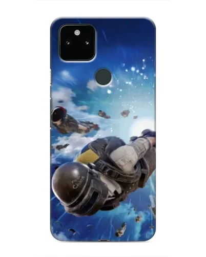Чохол для Google Pixel 5a 5G з картинкою «Десант PUBG — стрибок»