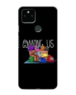 Чохол для Google Pixel 5a 5G з картинкою «Логотип Among Us»
