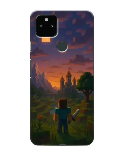 Чохол для Google Pixel 5a 5G з картинкою «Стів біля вежі»