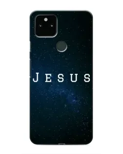 Чохол для Google Pixel 5a 5G з картинкою «Зоряне небо Jesus»