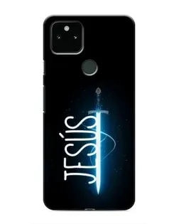 Чохол для Google Pixel 5a 5G з картинкою «Меч Духа Jesus»