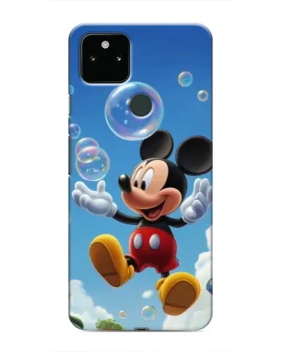 Чохол для Google Pixel 5a 5G з картинкою «Mickey та мильні бульбашки»