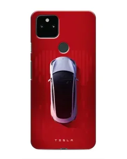 Чохол для Google Pixel 5a 5G з картинкою «Tesla Top View»