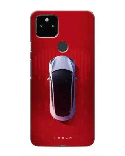 Чохол для Google Pixel 5a 5G з картинкою «Tesla Top View»