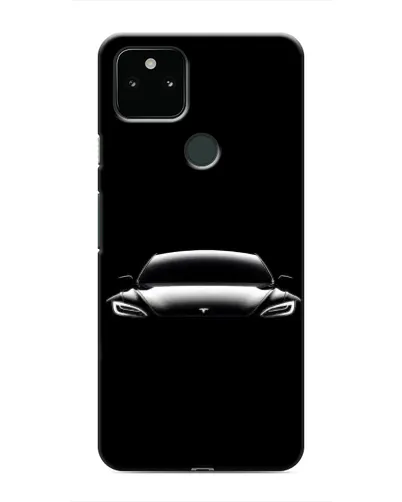 Чохол для Google Pixel 5a 5G з картинкою «Фари Tesla Night»
