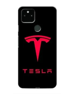 Чохол для Google Pixel 5a 5G з картинкою «Tesla Red Logo»