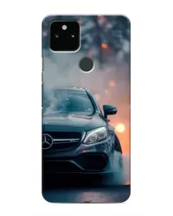 Чохол для Google Pixel 5a 5G з картинкою «Mercedes — нічне місто»